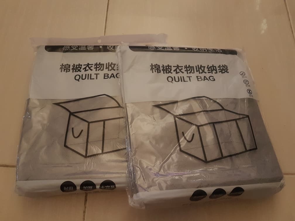 Sac de rangement pour couette et vêtements