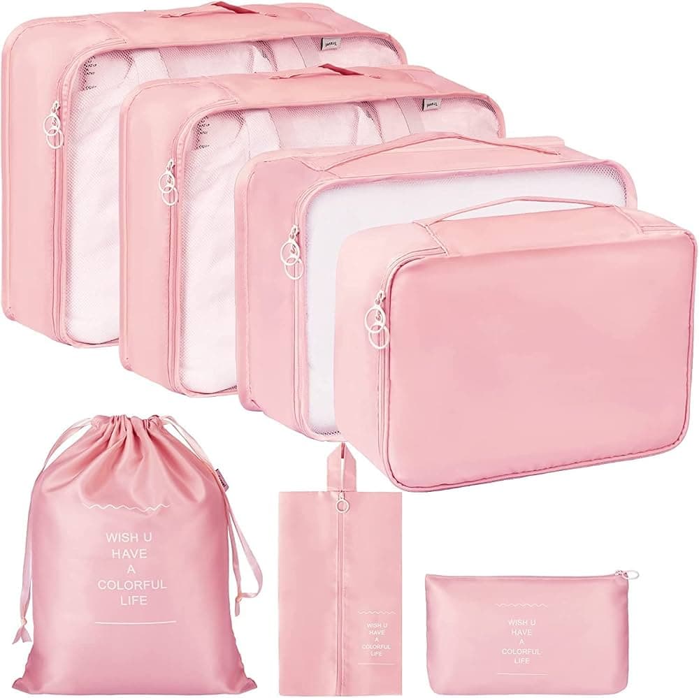 Sacs d'organisation de voyage de 7pcs