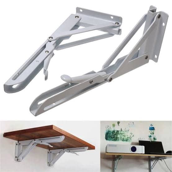 Equerre Support étagère Pliable 2pcs  ** mm **‏
