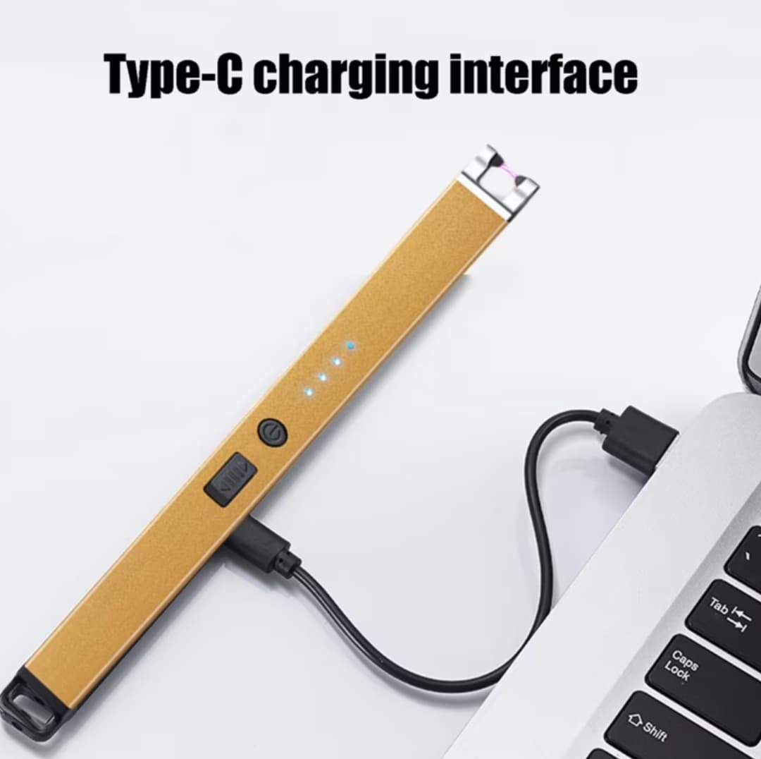 Vente en gros de bougies d'aromathérapie, allumeur électronique à chargement USB, briquet à tige pour pistolet d'allumage