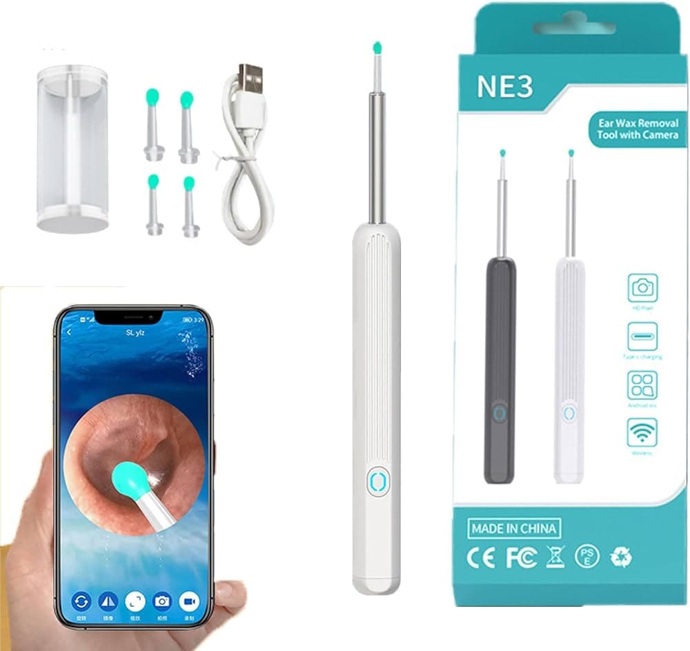 nettoyeur d'oreilles visuel sans fil NE3