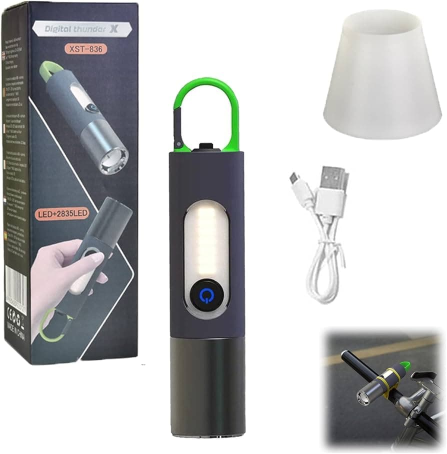 lampe torche LED rechargeable multifonction