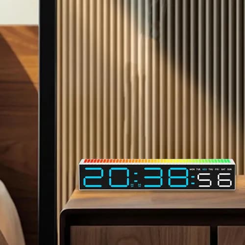 une horloge numérique LED de bureau et murale (modèle HX-26033 / 5517)