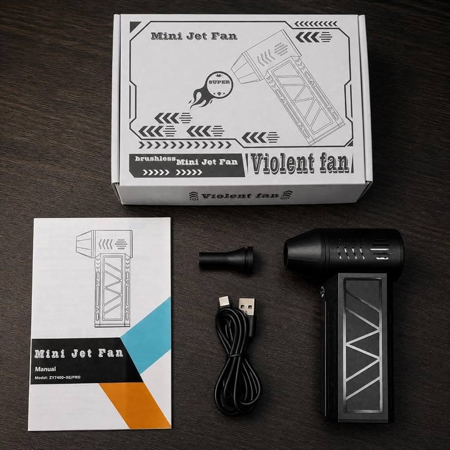 un mini jet fan (ou souffleur d'air turbo portable)