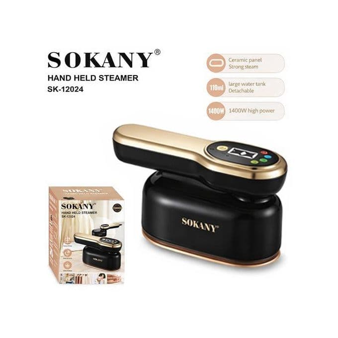un fer à repasser à vapeur pliable portable de la marque Sokany