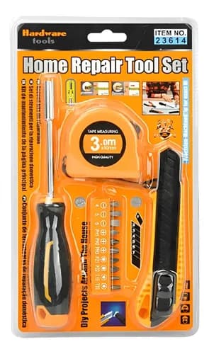 un kit d'outils de réparation domestique de 13 pièces (référence 23614)