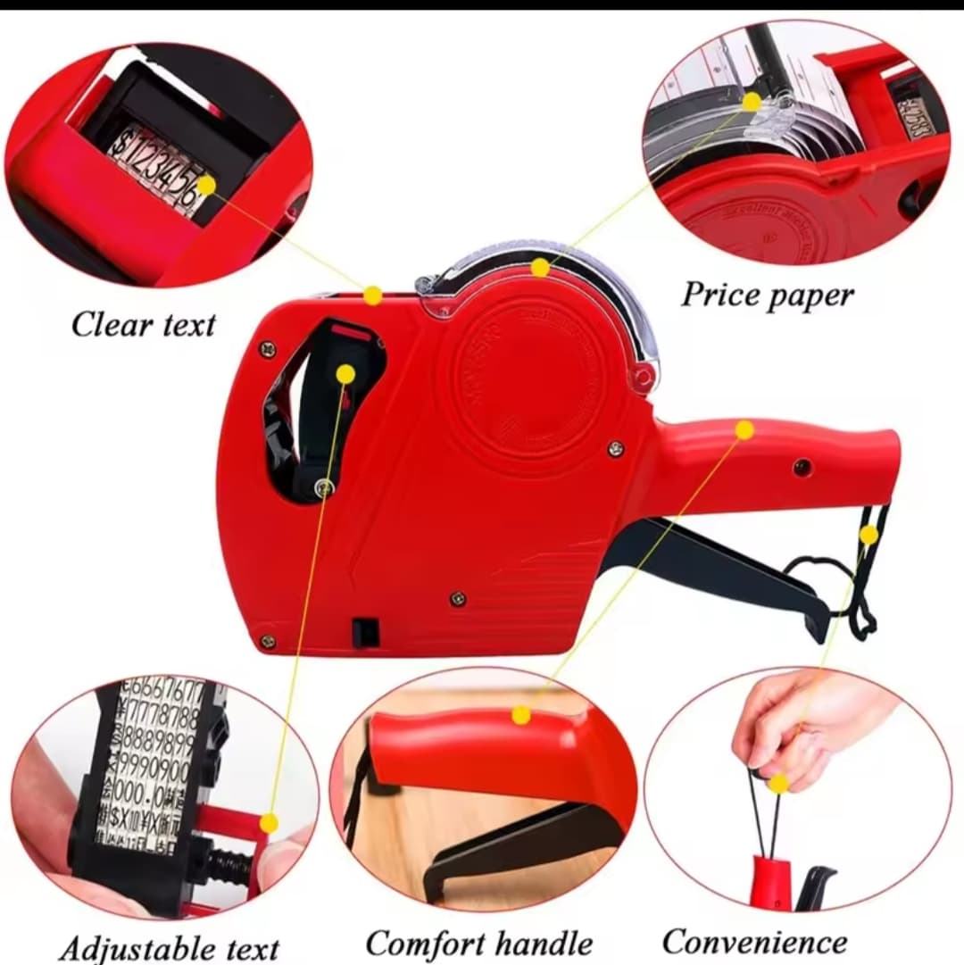 une boîte pour un pistolet étiqueteur