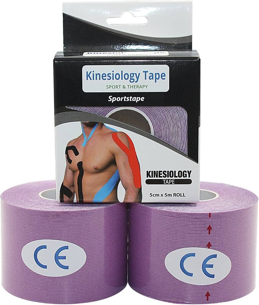rouleaux et boîtes de ruban adhésif thérapeutique de la marque Kinesiology Tape Sport & Therapy