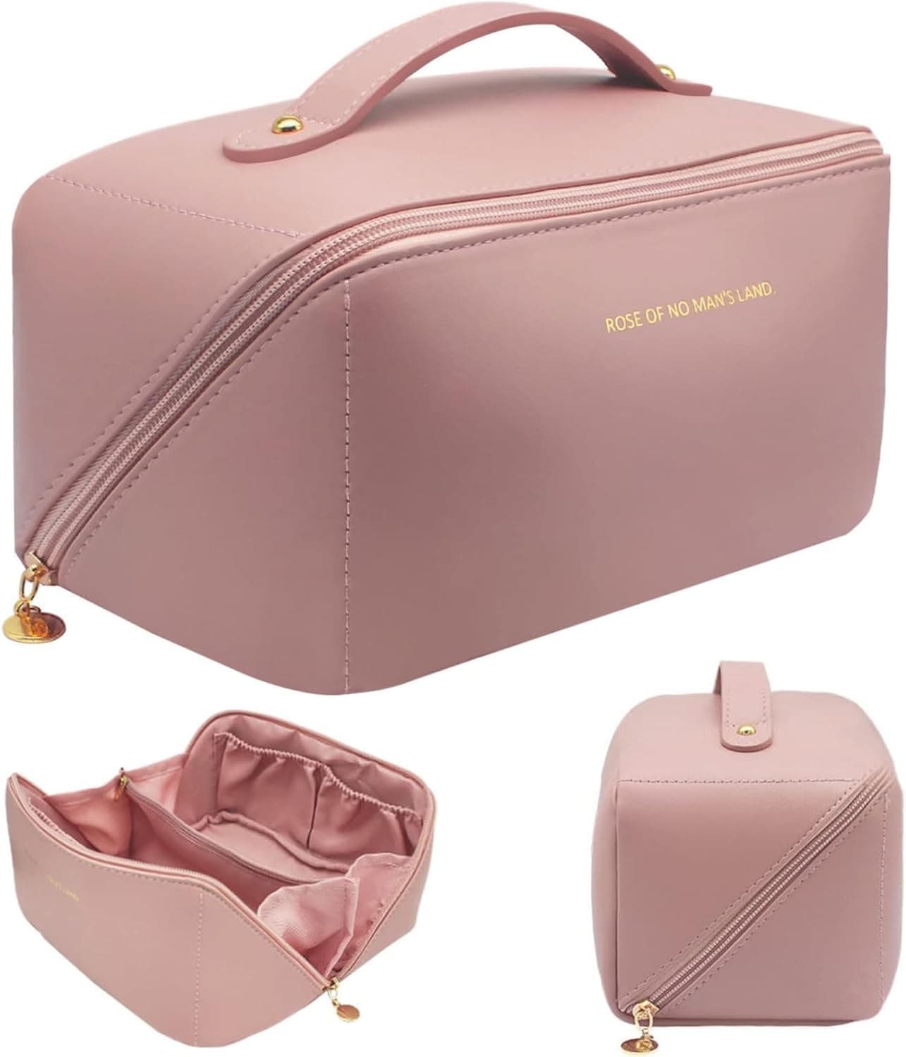 une trousse de maquillage en similicuir élégante ...🔔🔔...حقيبة مكياج