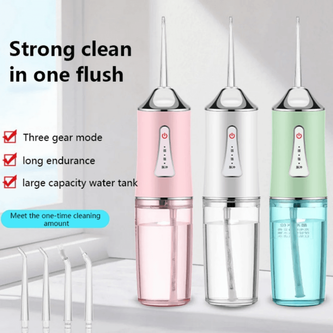 Hydropulseur dentaire portable sans fil rechargeable