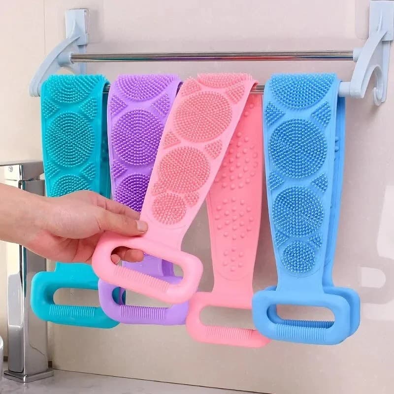 ​حزام المساج والتقشير السيليكوني للجسم (Silicone Back Scrubber)