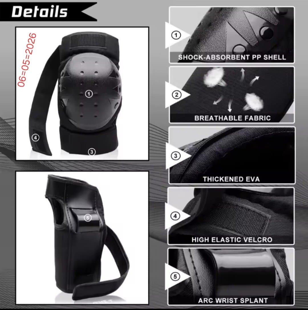 Ensemble de protections sportives
