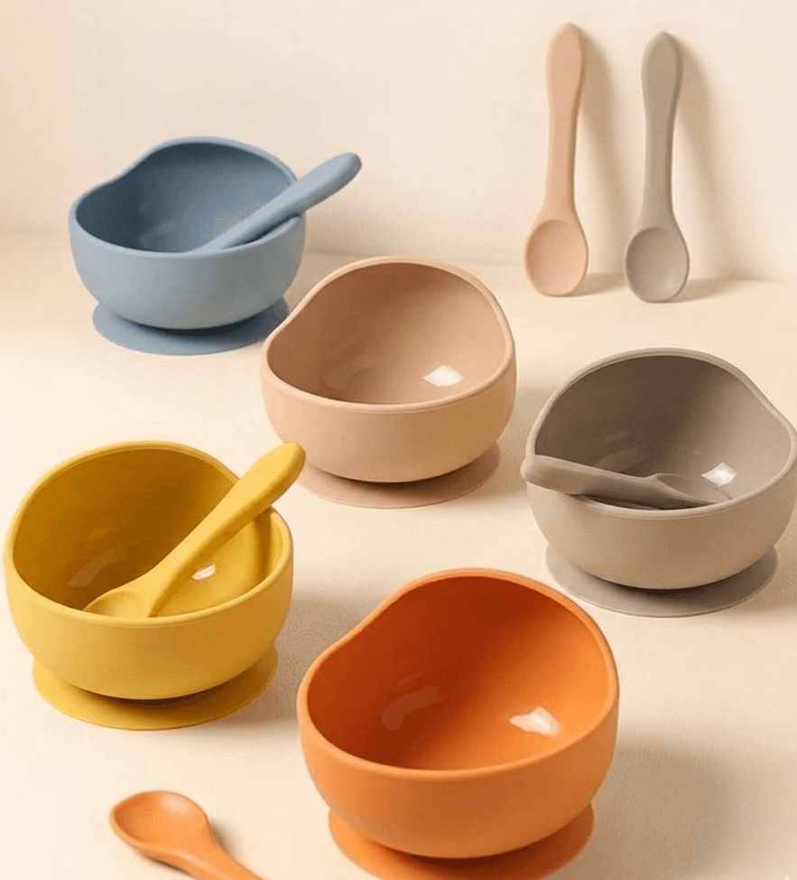 Bébé souple à cuillère et fourchette 🔔البيع بالسيري24pcs