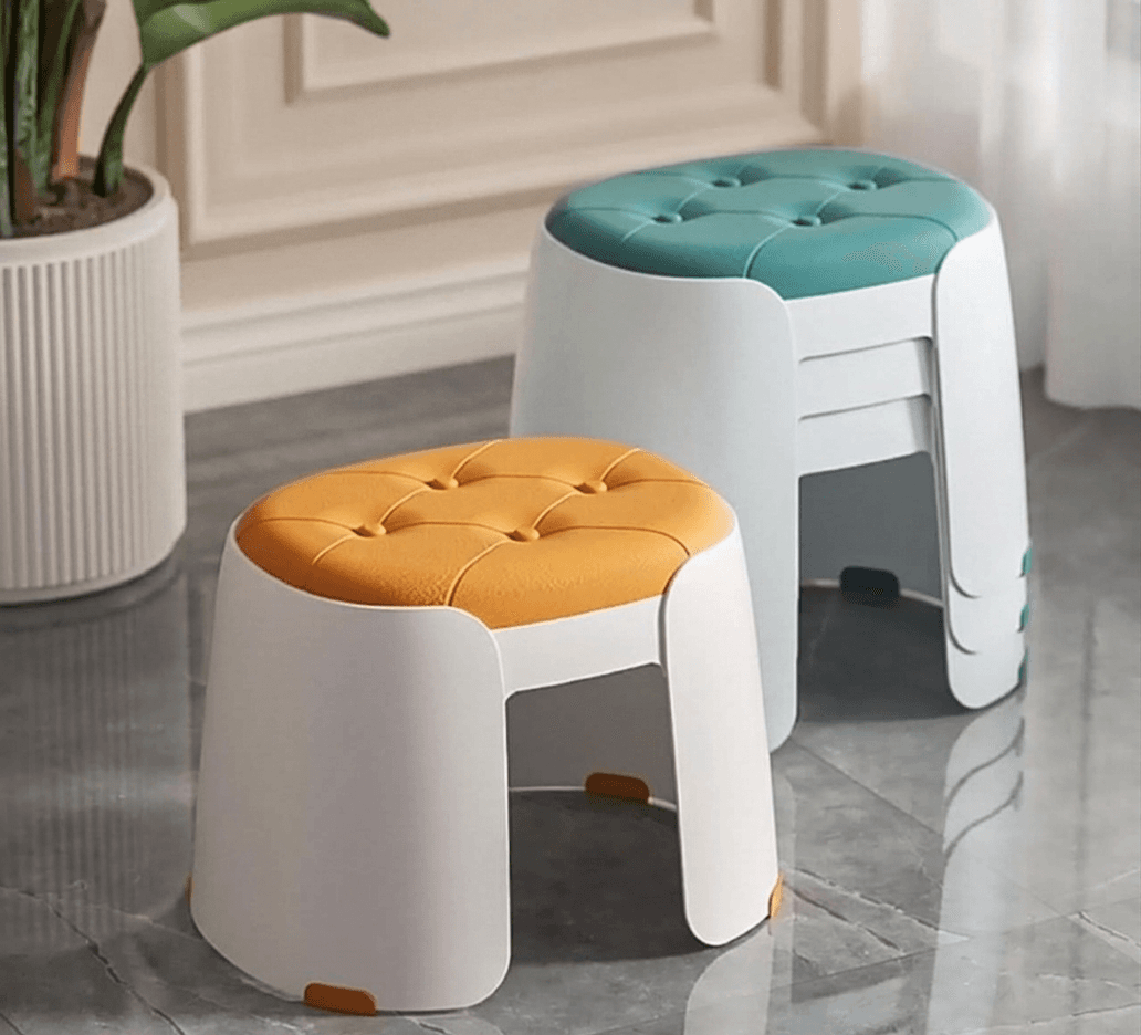 Tabouret de bonne qualité coloré 🔔سيري فيها 12pcs